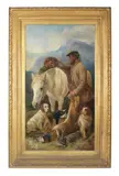Ra Richard Ansdell, The keeper's pony, oil on canvas