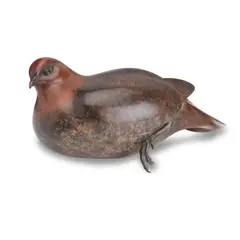 Partridge, lying with one wing outstretched by Geoffrey Dashwood, sold May 2018