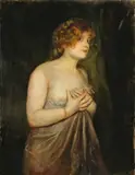 Franz von Lenbach, Halbakt (Fräulein Guschlbauer)
