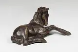 Liegendes Fohlen by Renée Sintenis, 1919, Bronze mit schwarzbrauner Patina. Höhe: 6,1 cm (2 ⅜ in.), sold Jun 2010