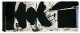 Elegy Black Black by Robert Motherwell, 1983, Farblithographie auf handgeschöpftem Papier, sold Jun 2010
