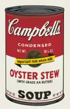 Andy Warhol, Aus: „Campbell's Soup II“ (Oyster Stew Soup), 1969, Farbserigraphie auf glattem Papier