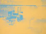 Andy Warhol, Aus: „Electric Chair, 1971, Farbserigraphie auf leichtem Karton