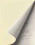 Gerhard Richter, Blattecke, 1967, Offset auf Karton
