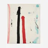 Poetic Object by Emerson Woelffer, 1975, acrylic on canvas, sold Jul 2025