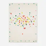 Untitled by Emerson Woelffer, 1965, casein on paper, sold Jul 2025