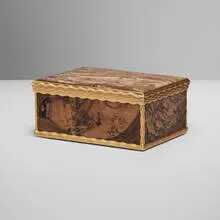 Gabriel Gallois, Fine Louis XV snuff box from the collection of Jacqueline Kennedy Onassis, 1743, jasper, 18k yellow gold