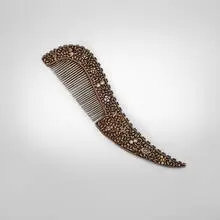 Anglo Indian, Grooming comb, silver