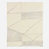 Contemporary, Moroccan-style pile carpet, hand-knotted wool