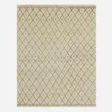Contemporary, Moroccan-style pile carpet, hand-knotted wool