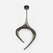 Rare Sculpted Bronze door knocker by Paul Evans, c. 1965, patinated bronze, sold Sep 2025