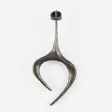 Rare Sculpted Bronze door knocker by Paul Evans, c. 1965, patinated bronze, sold Sep 2025