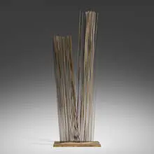 Untitled by Harry Bertoia, c. 1968, beryllium copper, brass, sold Sep 2025