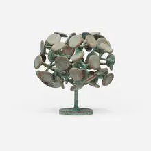Bronze Tree by Douglas Ihlenfeld, 2025, bronze, copper, sold Sep 2025