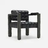 Paul Evans, Custom Sculpted Bronze lounge chair