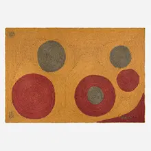 Alexander Calder, Sun tapestry, 1975, hand-woven maguey fiber