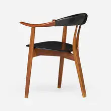 Arne Hovmand-Olsen, Armchair, model 308, c. 1956, teak, leather upholstery