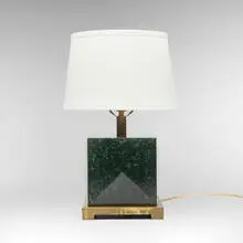 Modern, Table lamp base, resin, brass, steel
