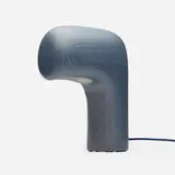 Daniel Arsham, Gazoo table lamp (Blue), 2021, stained birch