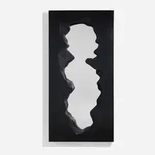 Snarkitecture, Broken Mirror (Black), 2021, lacquered polyurethane, mirrored glass