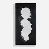 Snarkitecture, Broken Mirror (Black), 2021, lacquered polyurethane, mirrored glass