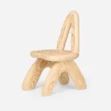 Daniel Arsham, Dino Chair (Raw), 2021, birch