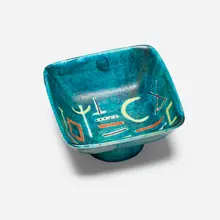 Footed bowl by Guido Gambone, c. 1955, glazed stoneware, sold Mar 2026