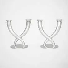 Gallia candelabra by Gio Ponti, silver-plated metal, sold Mar 2026
