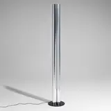 Gianfranco Frattini, Megaron floor lamp, 1979, stainless steel, enameled aluminum