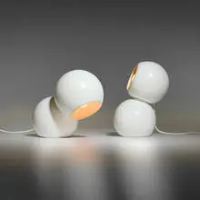 Antonio Macchi Cassia, Table lamps model 541, pair, 1968, enameled steel, painted metal, rubber