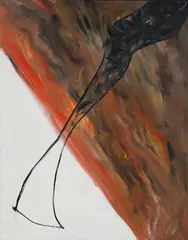 István Nádler, F-á, 1989, Öl auf Leinwand