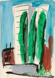 Karl Horst Hödicke, Ohne Titel (Hochhaus)