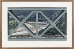 Axel Hütte, Brücke Südafrika, 2001, C-Print auf Kodak Professional Paper, hinter Acrylglas kaschiert, im Künstlerrahmen
