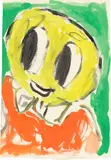 André Butzer, Ohne Titel, 2004, Gouache auf Büttenpapier