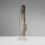 Luciano Gaspari, Untitled, c. 1975, sculpted glass with gold leaf inclusions