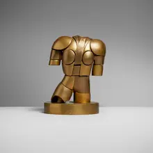 Torero by Miguel Ortiz Berrocal, 1972, brass, sold Jun 2025