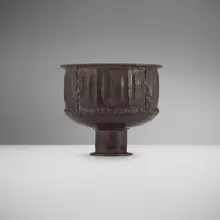 Dextra Frankel, Vase, c. 1970, welded silver