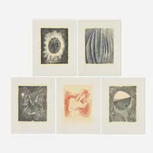 Harry Bertoia, Fifty Drawings portfolio, 1980, offset lithograph on Mohawk Superfine Softwhite