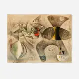Harry Bertoia, Untitled (Monotype), c. 1946-47, monoprint on Japanese paper