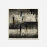 Harry Bertoia, Untitled (Monotype), c. 1942, monoprint on rice paper