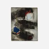 Jun'ichi Dobashi, Nebulae #2, 1962, oil on canvas