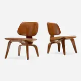 Charles and Ray Eames, LCWs, pair, 1945, ash