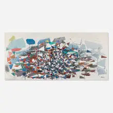 Robert Goodnough, Development, 1987, acrylic and oil on canvas