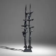 Dimitri Hadzi, Primavera, patinated bronze