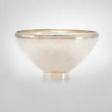 Footed bowl, model 484B by Harald Nielsen, sterling silver, sold May 2025