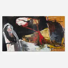 Wesley Kimler, September (diptych), 1987, oil on canvas