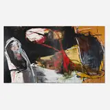 Wesley Kimler, September (diptych), 1987, oil on canvas