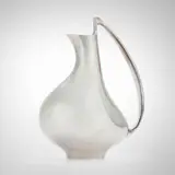 Henning Koppel, Pregnant Duck pitcher, model 922, sterling silver