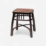 Gustav Siegel, Stool, model 616, c. 1910, beech, lacquered beech