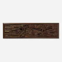Untitled by David Packard, painted wood construction, sold May 2025